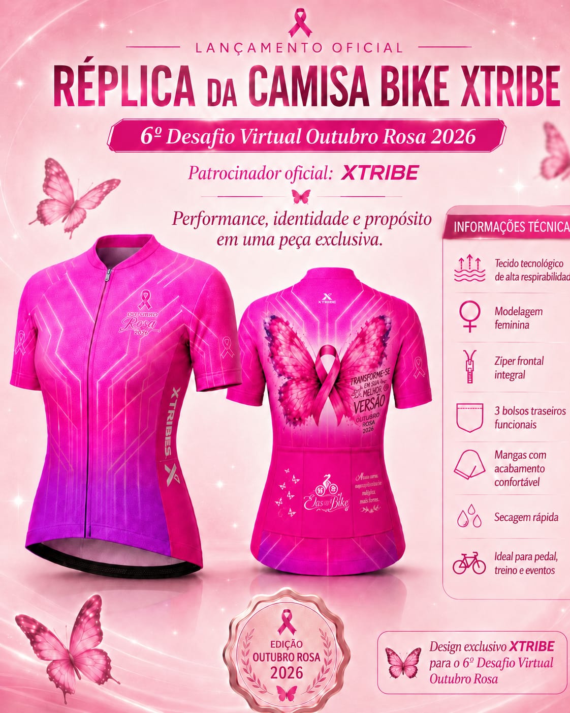 Réplica da Camisa Bike Xtribe — R$ 120