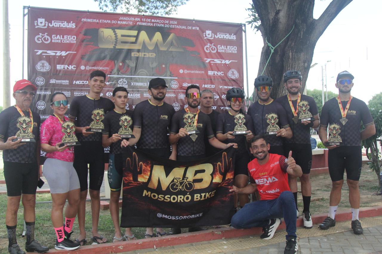 Largada de evento do Mossoró Bike